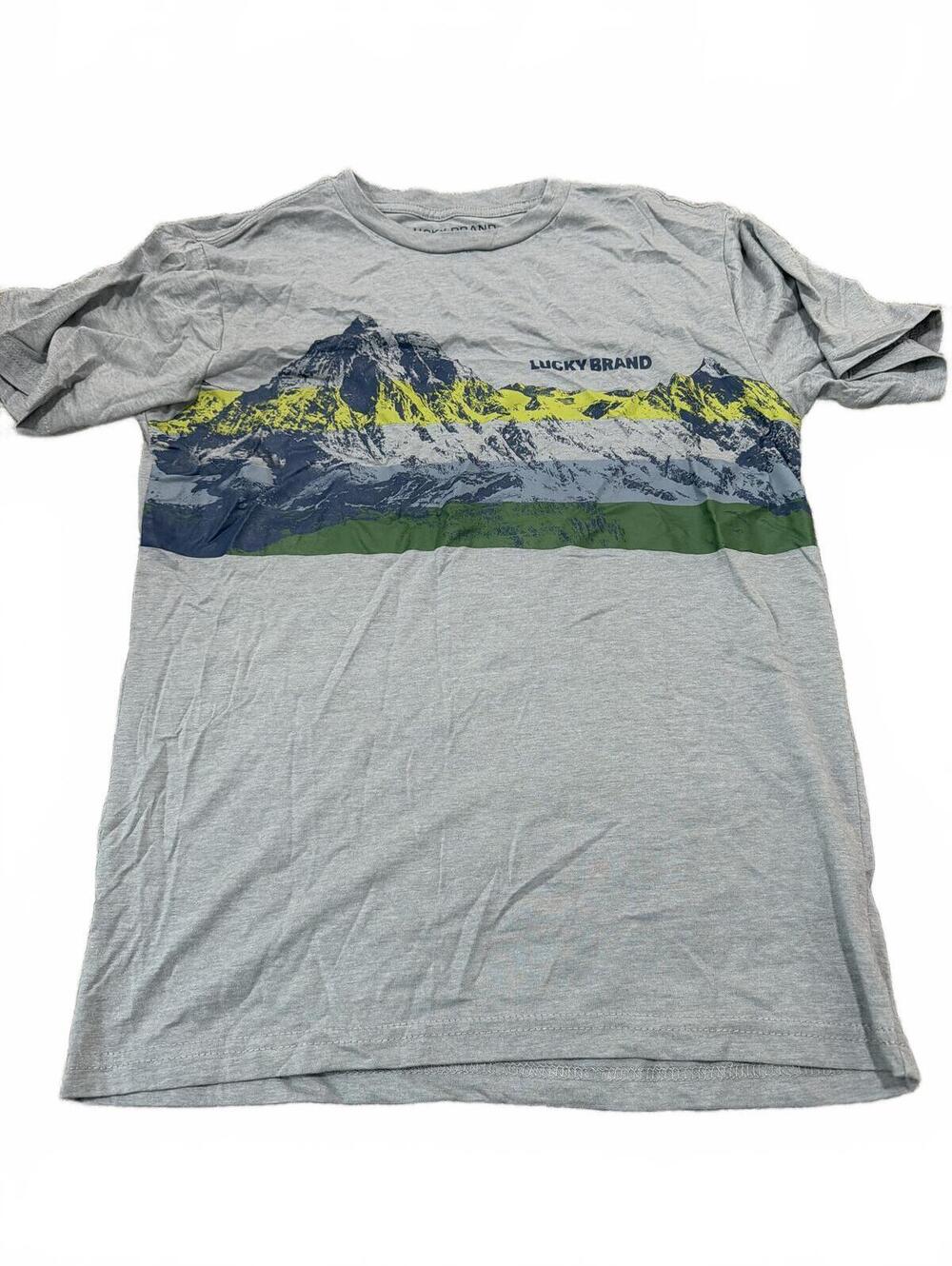 Lucky Brand Boys T-Shirt XL Mountain Graphic